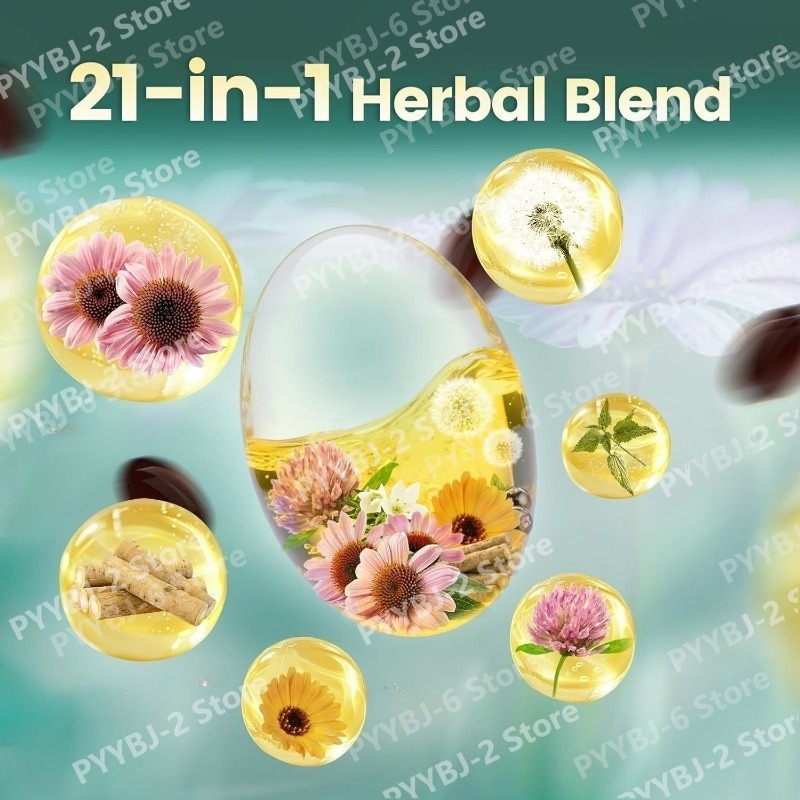 21-in-1 식물성 림프 지원 소프트젤 4275mg  - Herbal Wellness Formula 리뷰 및 가격