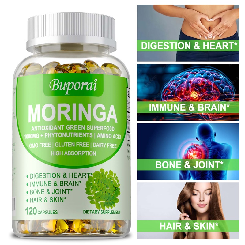 모링가 캡슐 - 신진대사를 촉진하고, 손상된 세포 수리 - Moringa Leaf Powder 리뷰 및 가격