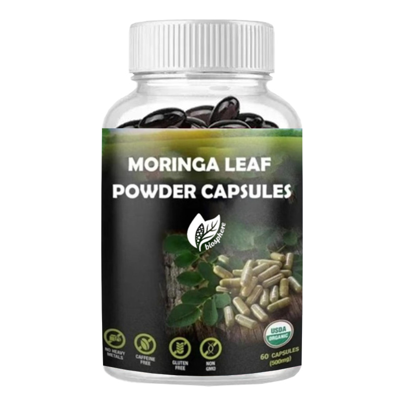100% 오리지널 순수 모링가 잎 분말 캡슐. 유기농  - Moringa Leaf Powder 리뷰 및 가격