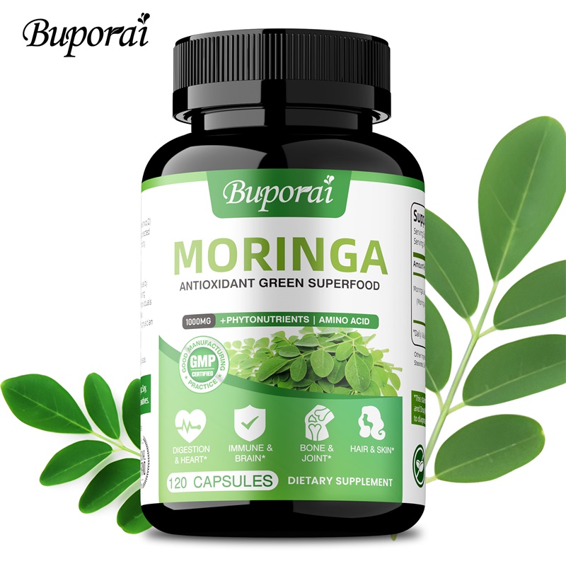 모링가 캡슐 - 항산화제, 세포 재생 촉진, 장 및 소 - Moringa Leaf Powder 리뷰 및 가격