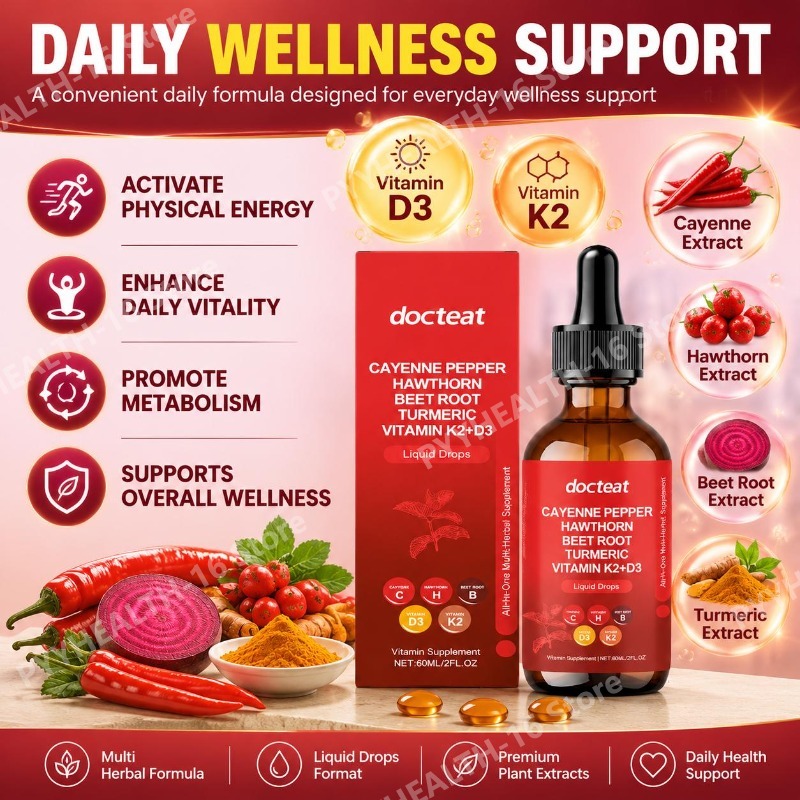 닥터티트 비타민 K2+D3 액상 드롭스 (카옌페퍼, 강 - Herbal Wellness Formula 리뷰 및 가격