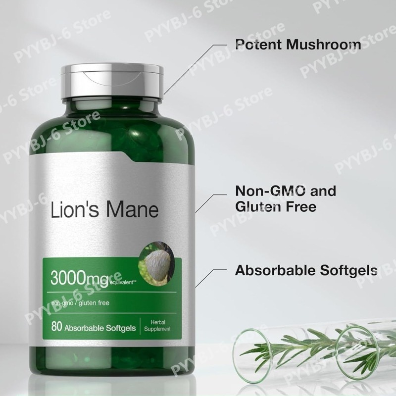 사자갈기버섯 추출물 비GMO & 글루텐 프리 허브 보조 - Herbal Wellness Formula 리뷰 및 가격
