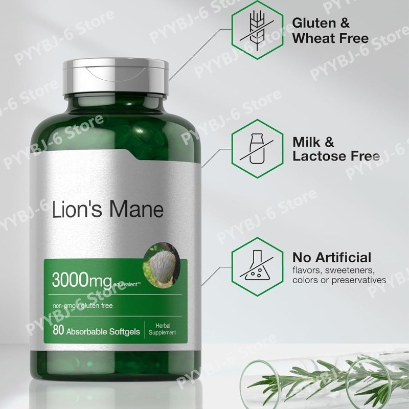 사자갈기버섯 추출물 비GMO & 글루텐 프리 허브 보조 - Herbal Wellness Formula 리뷰 및 가격