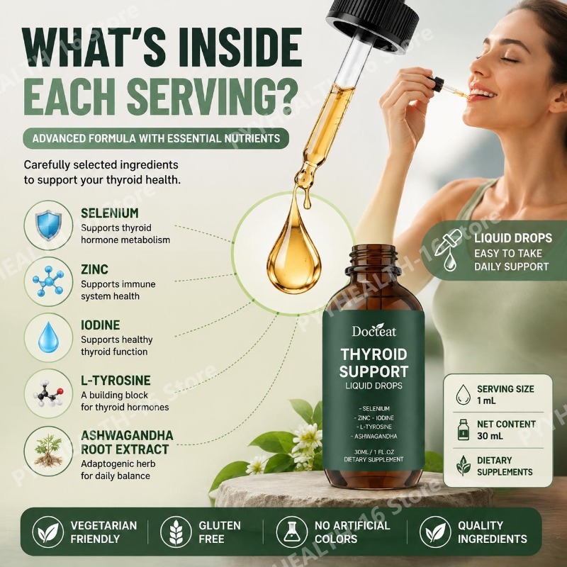닥터티트 갑상선 지원 액상 드롭스 (셀레늄, 아연, 요 - Herbal Wellness Formula 리뷰 및 가격